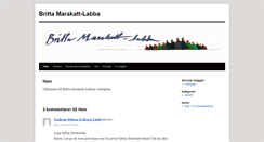 Desktop Screenshot of brittaml.se